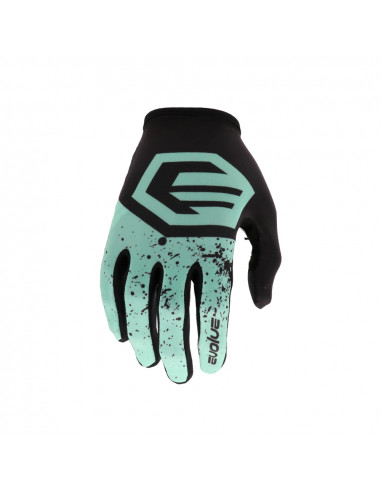 Evolve Splatter Adult Gloves Neo Mint/Black