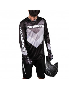 Maillot Staystrong Chevron Black