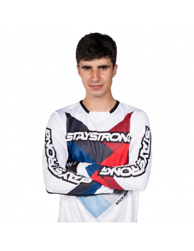Staystrong Chevron Jersey White