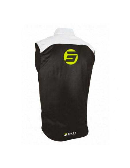Shot Bodywarmer Team Black Neon Yellow