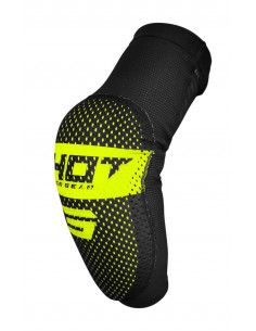 Shot Airlight Elbow Guard Adult Black/ Neon Yellow