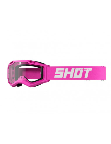 Shot Assault 2.0 Solid Goggle Neon Pink Glossy