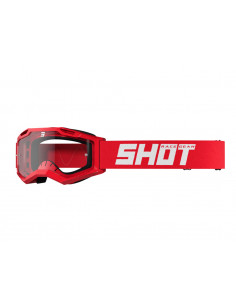 Masque Shot Assault 2.0 Solid Rouge Brillant