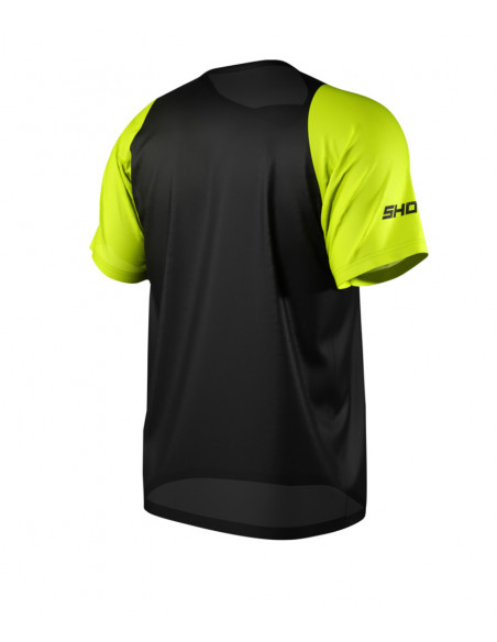 Shot Neo Defender Neon Yellow Short Sleeves Jersey