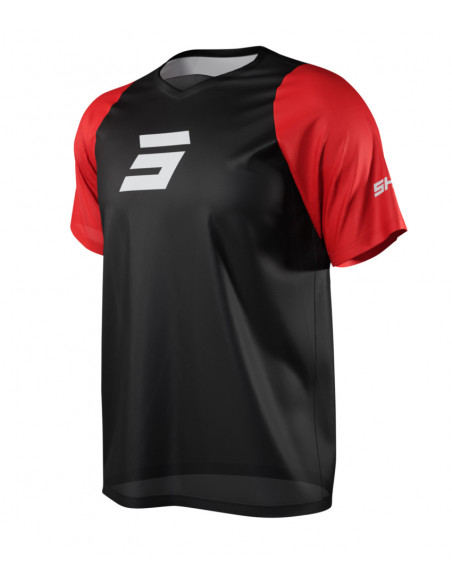 Maillot Manches Courtes Shot Neo Defender Rouge