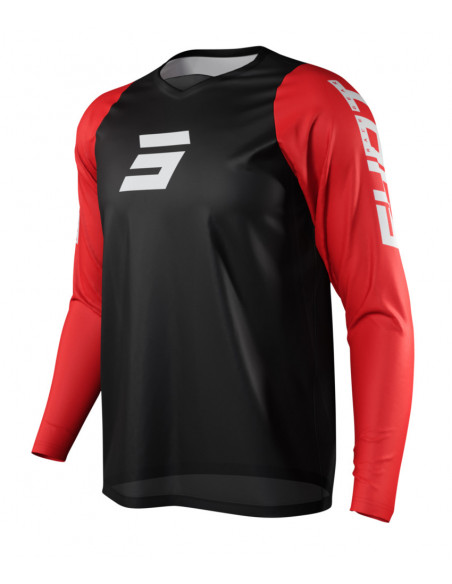 Maillot Manches Longues Shot Neo Defender Rouge