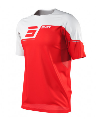 Shot Revolt Red Short Sleeves  Jersey