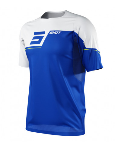 Maillot Manches Courtes Shot Revolt Bleu