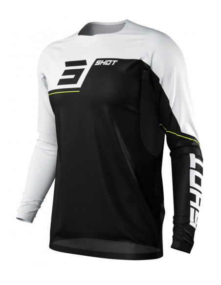 Shot Revolt Black/White Jersey Long Sleeves