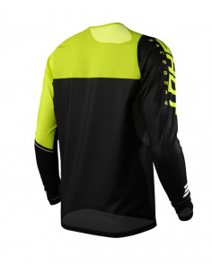 Maillot Manches Longues Shot Revolt Noir/Jaune 2