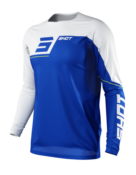 Maillot Manches Longues Shot Revolt Bleu