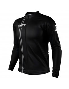 Maillot Manches Longues Shot Unlimited Zip Noir
