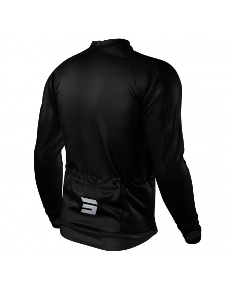 Maillot Manches Longues Shot Unlimited Zip Noir