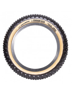 Vee Tire Crown Gem Kid Wire Bead 24 Black/Skin Wall