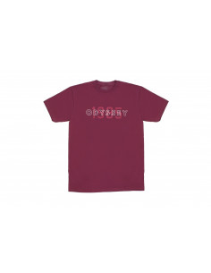 Odyssey Overlap T-Shirt Burgundy