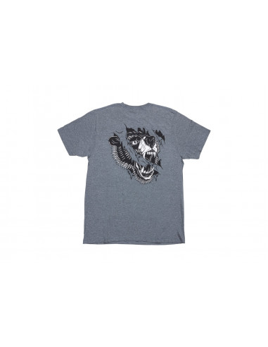 Odyssey Ripped Monogram T-Shirt Heather Grey