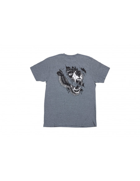 Odyssey Ripped Monogram T-Shirt Heather Grey