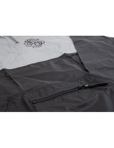 Odyssey Monogram Windbreaker Jacket Silver Reflective / Black