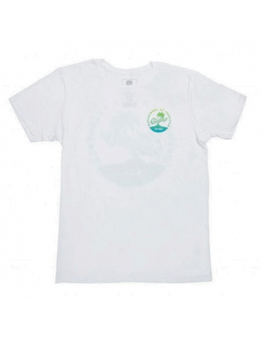 Odyssey Coast T-Shirt White/ Blue X Yellow Fade