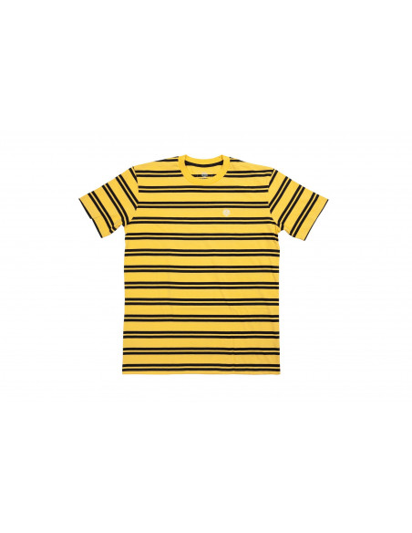 Odyssey Stitched Monogram T-Shirt Yellow/Black Stripes