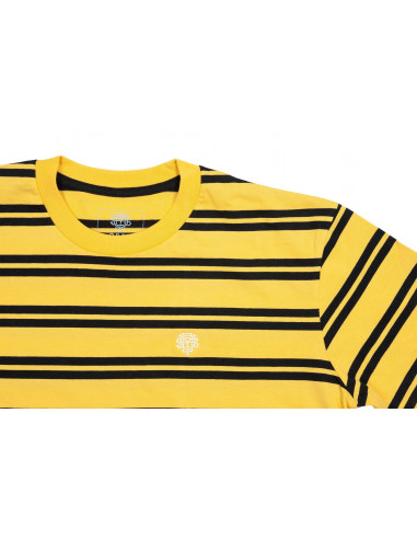 Odyssey Stitched Monogram T-Shirt Yellow/Black Stripes