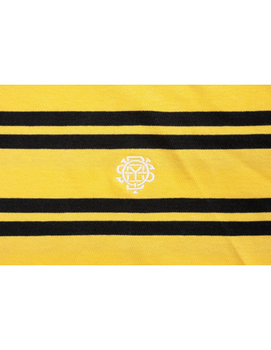 Odyssey Stitched Monogram T-Shirt Yellow/Black Stripes