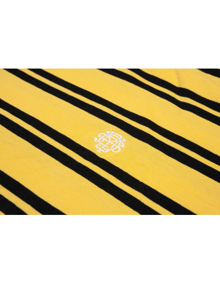 Odyssey Stitched Monogram T-Shirt Yellow/Black Stripes