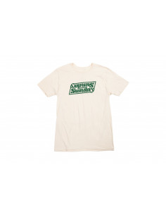 Sunday Linked T-Shirt Off White/Forest Green
