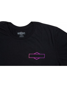 Sunday Big-S T-Shirt Black/Hot Pink X Purple Fade 2
