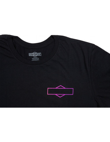 Tee Shirt Sunday Big-S Noir