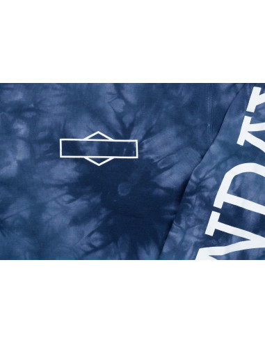 Sunday Rockwell Box Long Sleeve T-Shirt Tie-Dye Navy