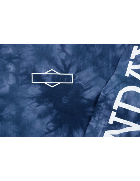 Tee Shirt Manches Longues Sunday Rockwell Box Tie-Dye Violet