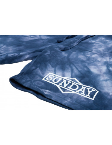 Sunday Cornerstone Sweat Shorts Tie-Dye Navy