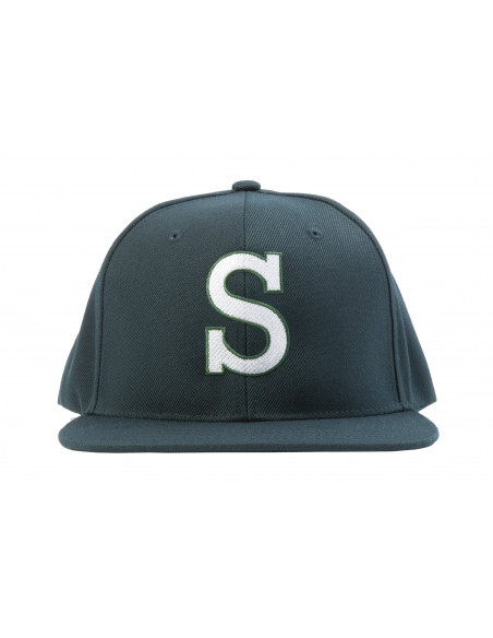 Sunday Game 6-Panel Snapback Cap Forrest Green