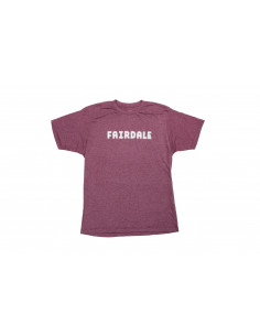 Fairdale Outline Tee Shirt Heather Burgundy
