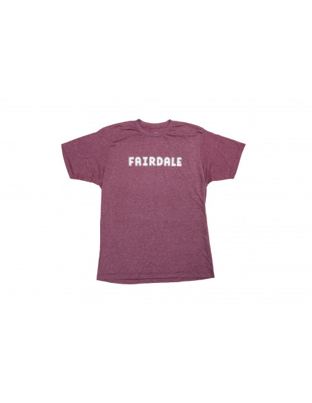 Tee Shirt Fairdale Outline Heather Bordeaux
