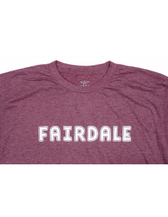 Tee Shirt Fairdale Outline Heather Bordeaux 2
