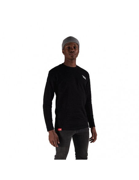 T-Shirt Title Manches Longues Noir