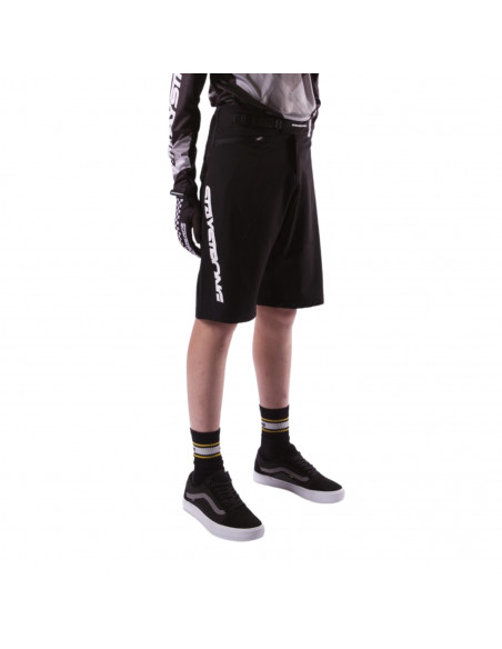 Stay Strong V2 Race Short Black/White Adult