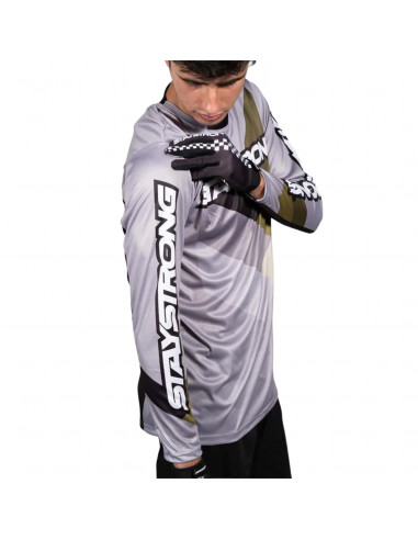 Maillot Staystrong Chevron Gris/Camo