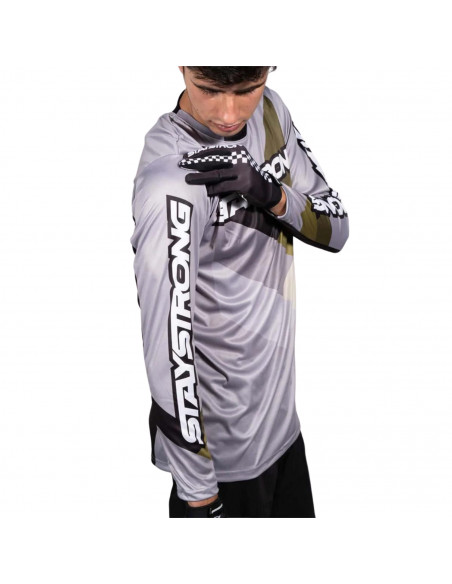 Maillot Staystrong Chevron Gris/Camo