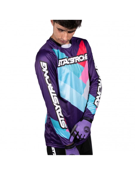 Maillot Staystrong Chevron Violet