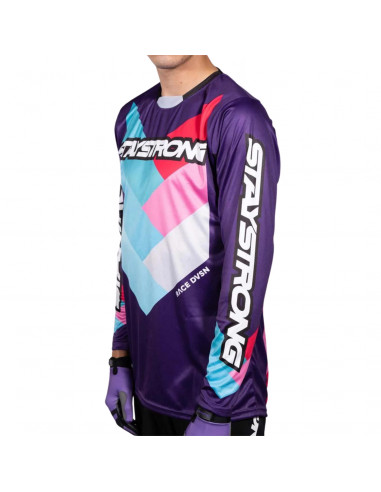 Maillot Staystrong Chevron Violet