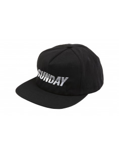 Sunday Shredd 5-Panel Unstructured Hat Black