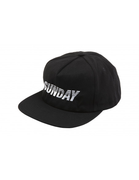 Sunday Shredd 5-Panel Unstructured Hat Black