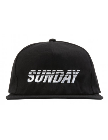 Sunday Shredd 5-Panel Unstructured Hat Black