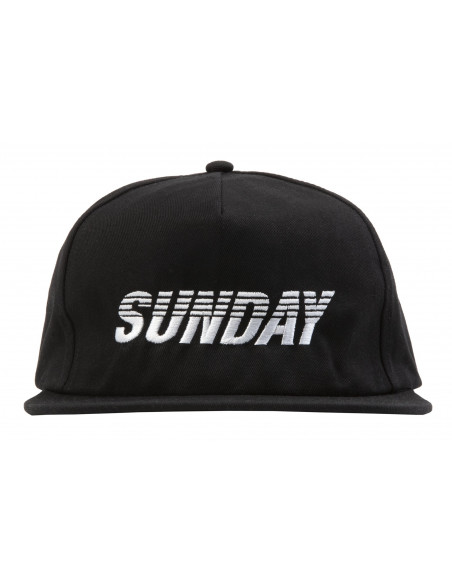 Casquette Sunday Shredd 5-Panel Unstructured Noir