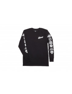 Odyssey History Ls T-Shirt Black / White