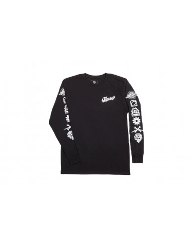 Odyssey History Ls T-Shirt Black / White