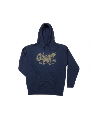 Odyssey Roam Pullover Hoodie Navy W/Olive Stitch